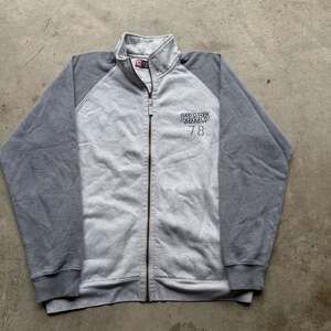 Chaps Est. 1978 Full Zip Sweatshirt Gray Size Large